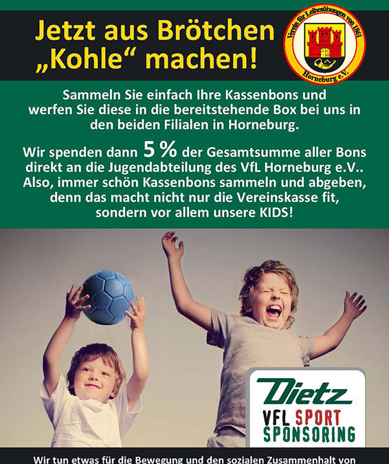 Mitsammeln und Gutes tun – Aus Brötchen Kohle machen für die Jugendarbeit