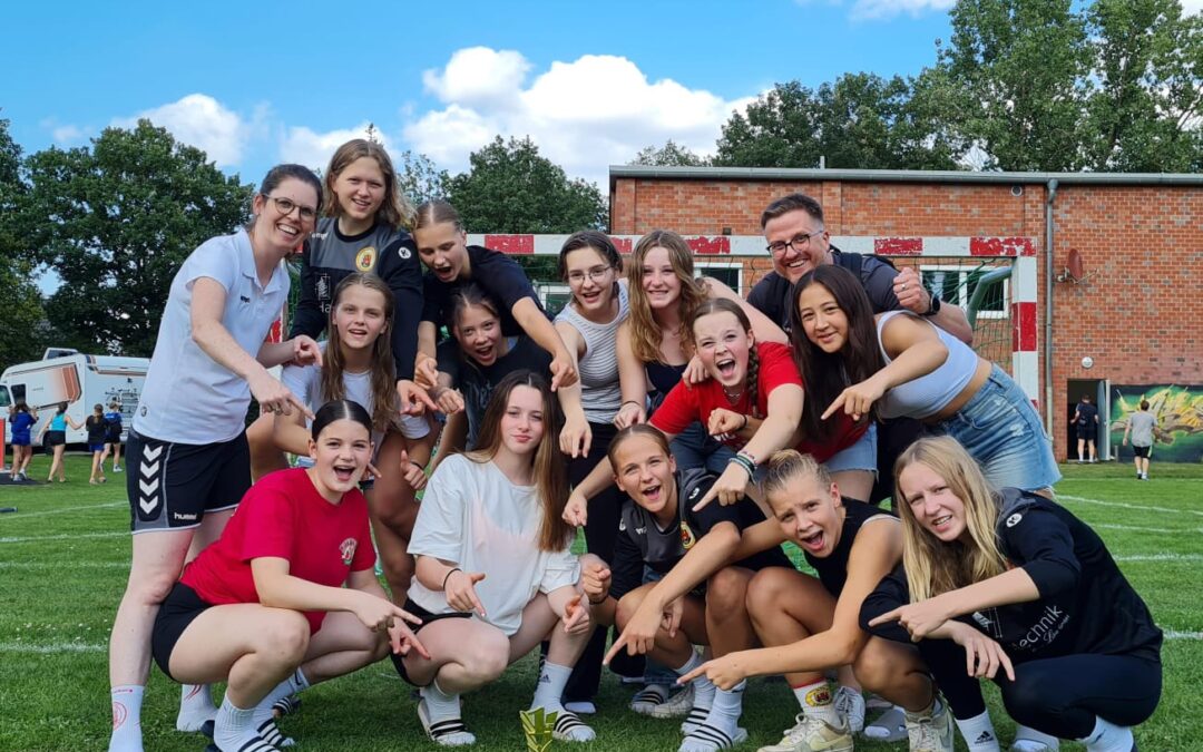 Die #badgirlz beim ÖVB-Cup des ATSV Habenhausen als Turniersieger
