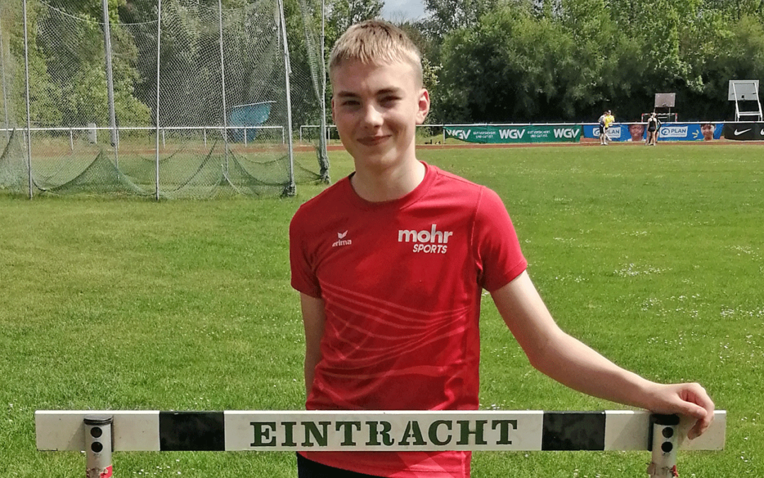 Niklas Bergmann glänzt mit Bestleistung und Platz zwei