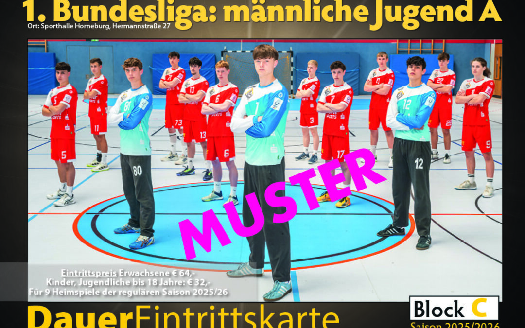 Dauerkarten für die A-Jugend Bundesliga sehr gefragt